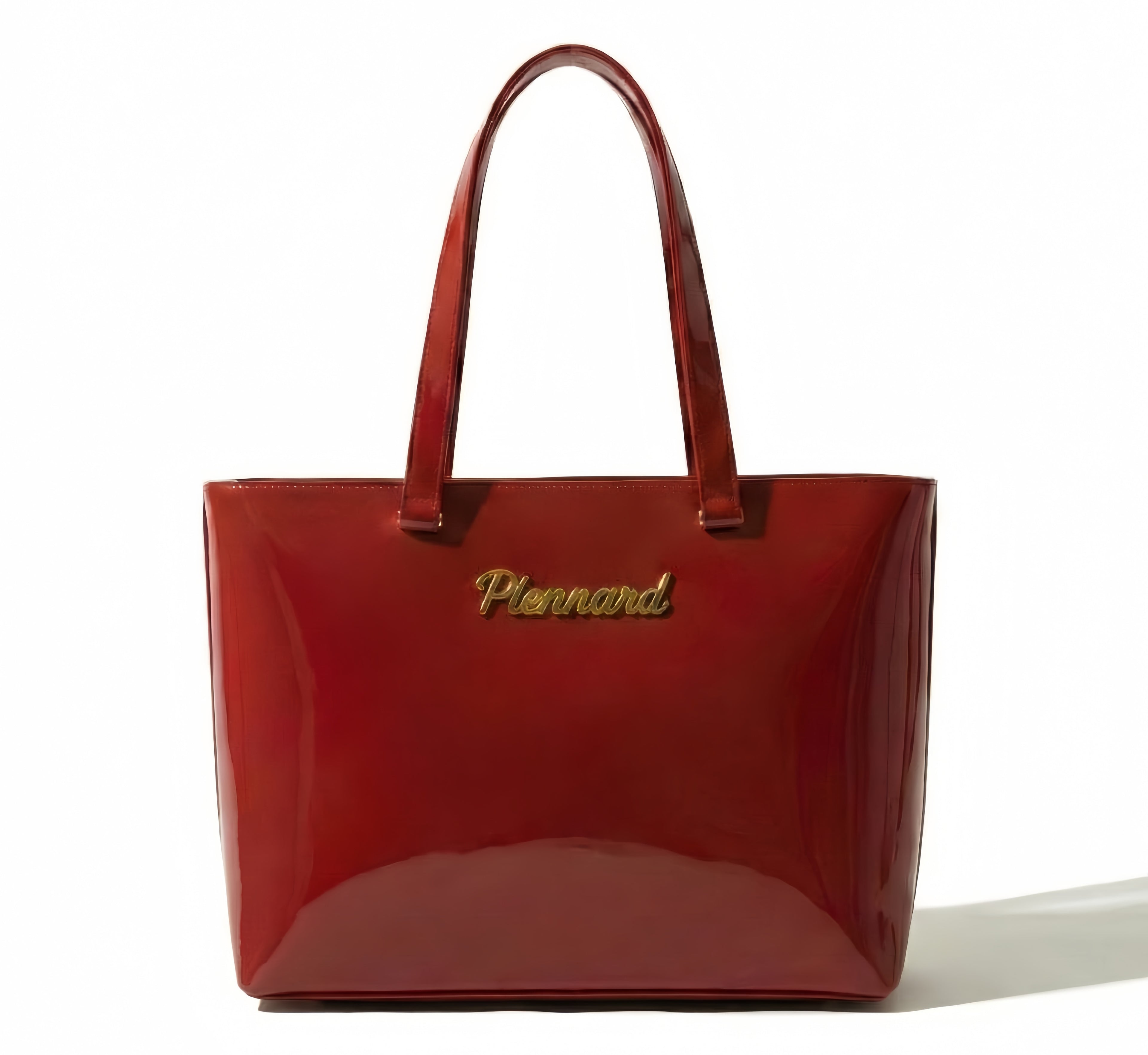 Piernard Glazed Tote | Cherry Red