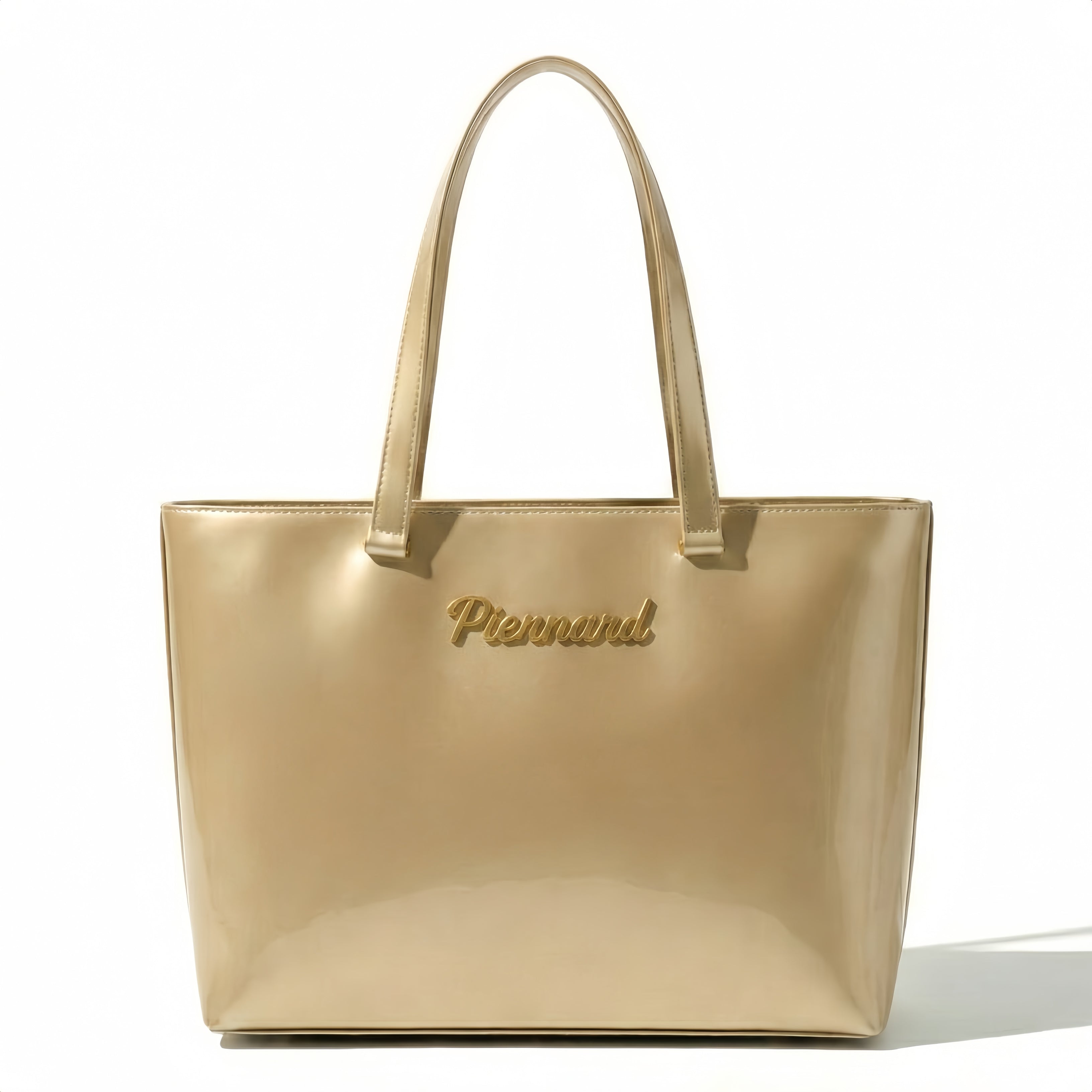 Piernard Glazed Tote | Champagne Gold