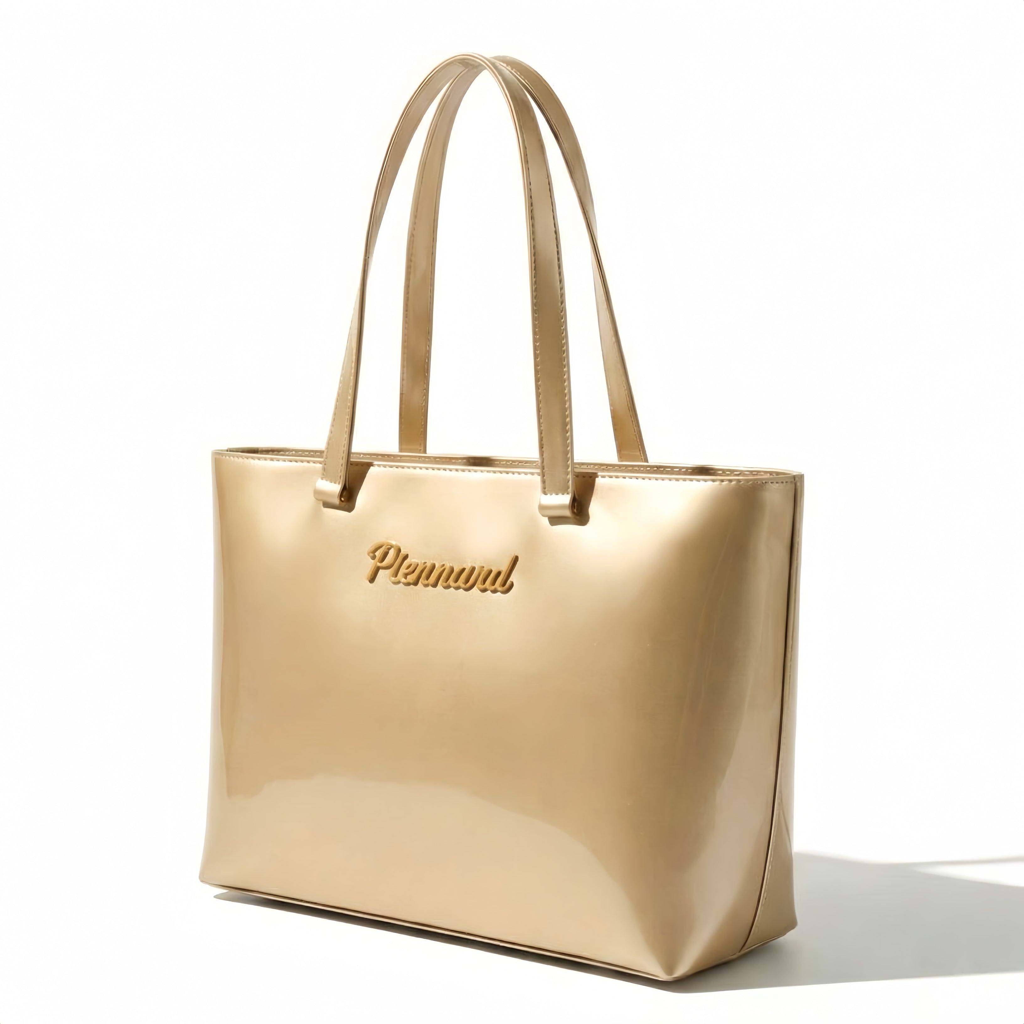 Piernard Glazed Tote | Champagne Gold