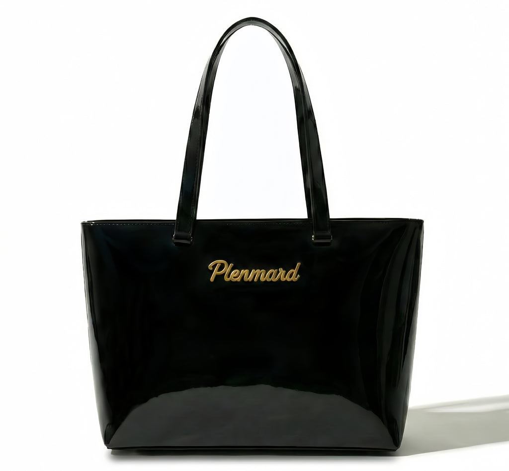 Piernard Glazed Tote | Midnight Black