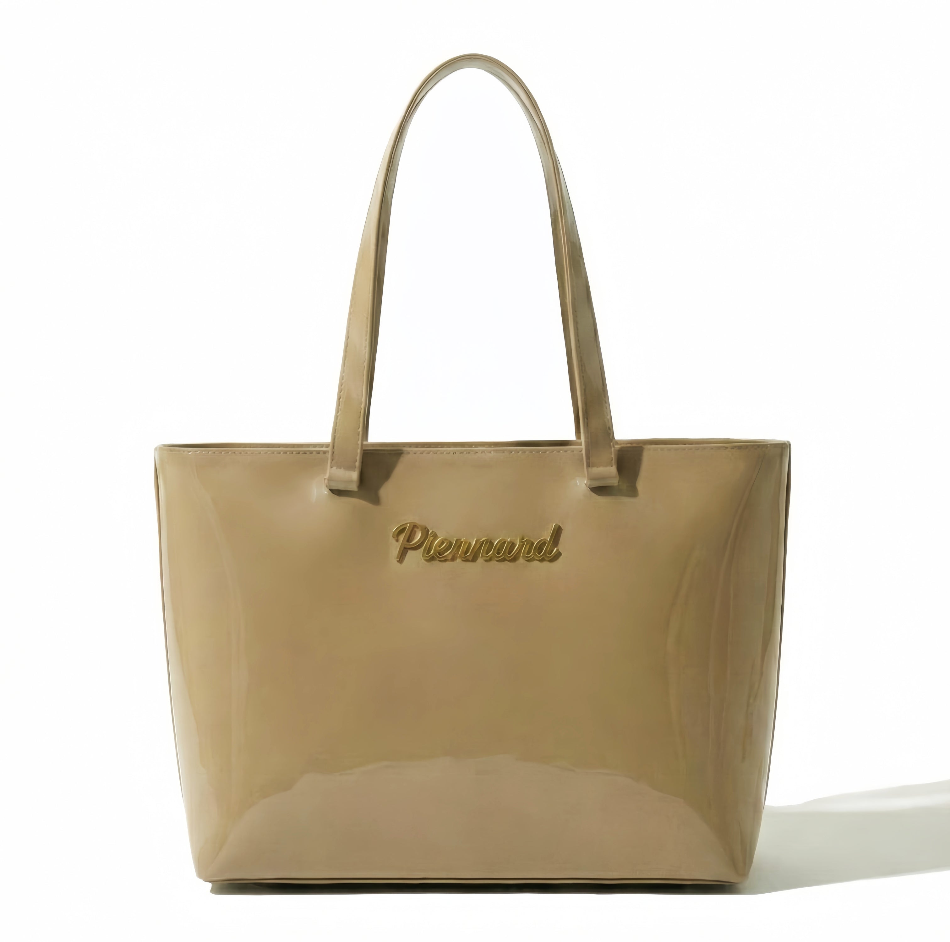 Piernard Glazed Tote | Nude Beige
